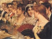 William Holyoake Inthe Front Row at the Opera painting
